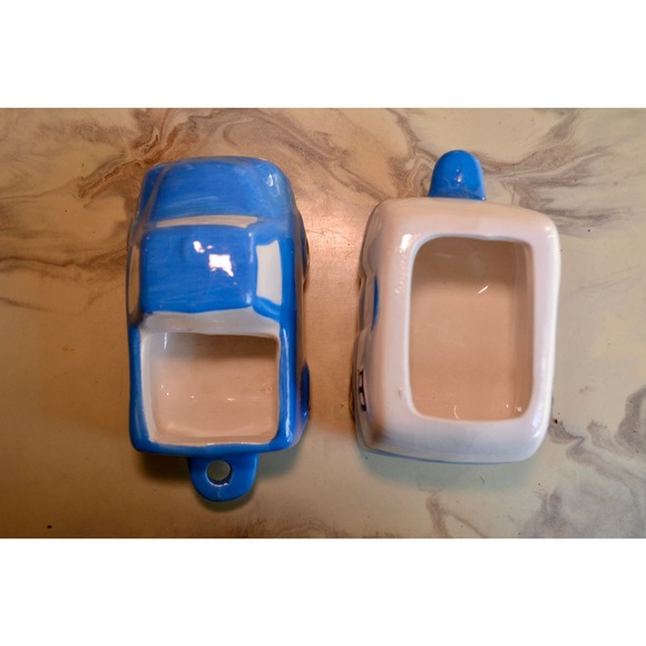 Ceramic Blue Truck & Camper Planter Set Succulents ~ Air Plants - Picture 6 of 7